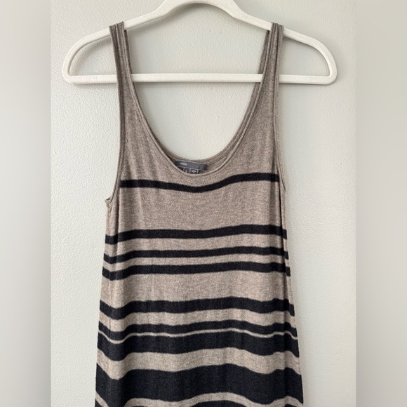 Vince Striped Cotton Maxi Dress - Picture 2 of 7